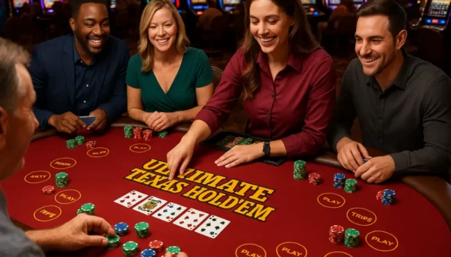 Ultimate Texas Hold’em и другие новинки настольных игр в реальных казино Лас Вегаса