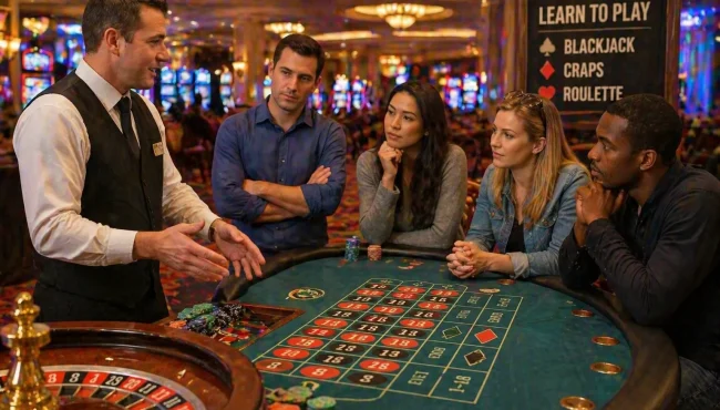 Бесплатные уроки казино в Лас-Вегасе: где учат играть в blackjack, craps и roulette